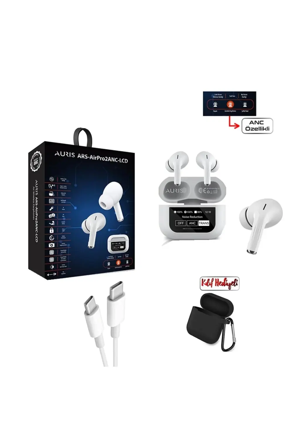 ARS-AirPro2ANC-LCD Bluetooth Kulaklık