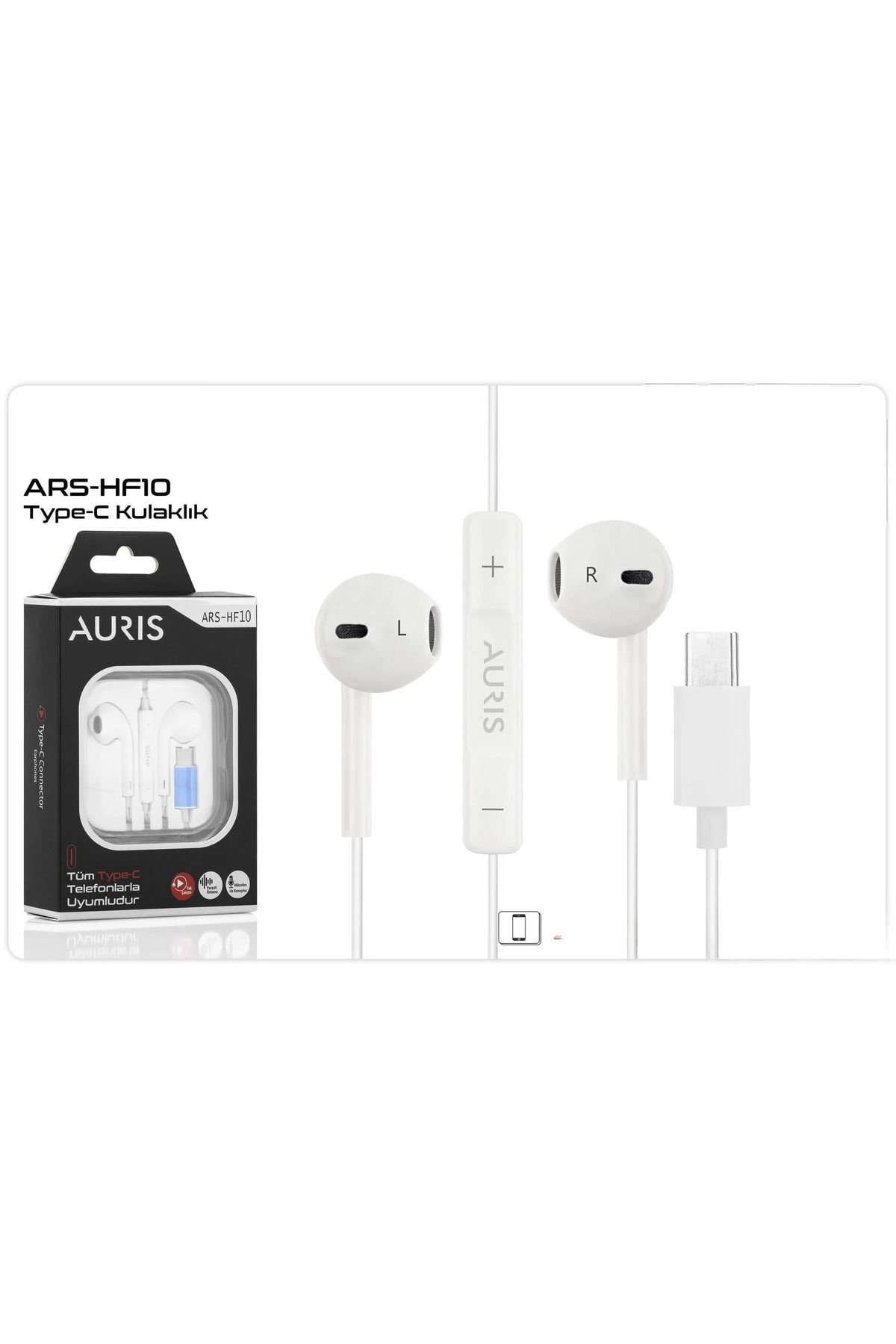 Auris Ars-Hf10 Type-C Kulaklık Auris Ars-Hf10 Type-C Kulaklık