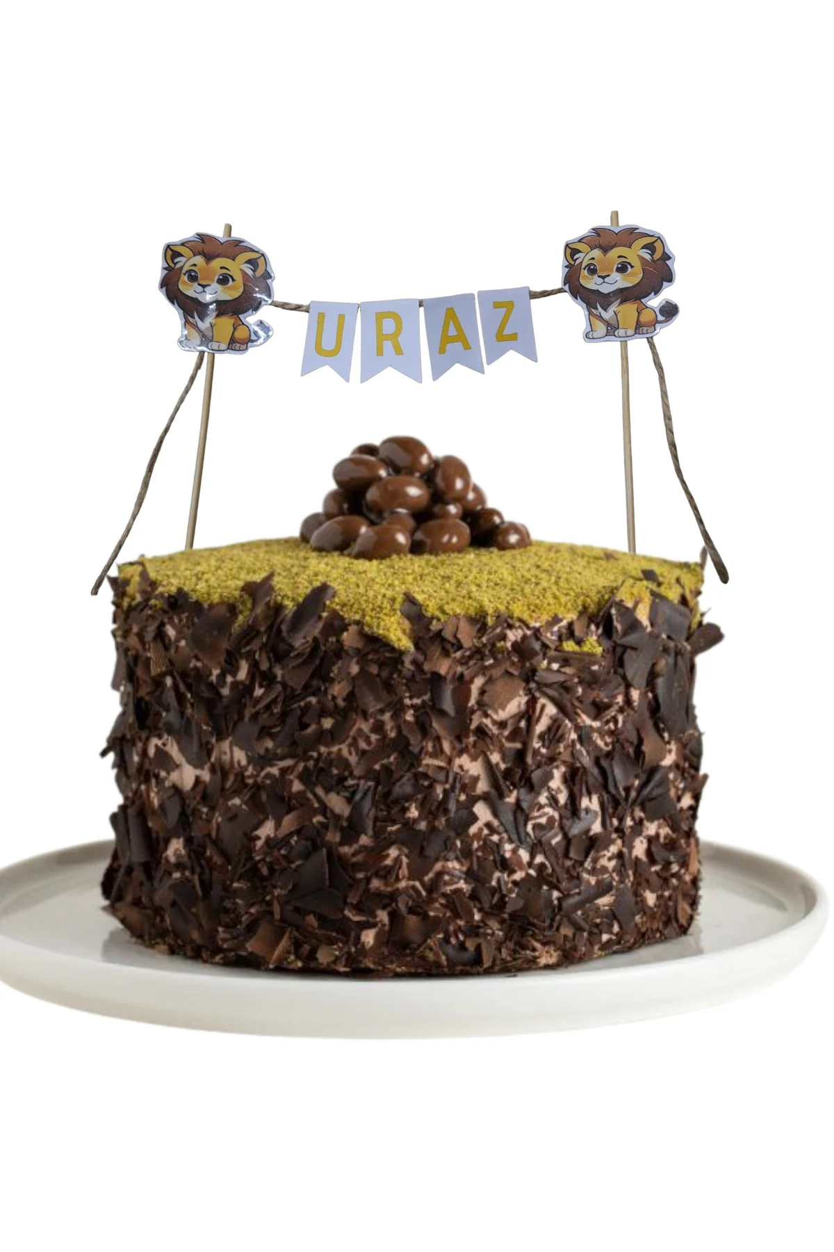 ARSLAN KONSEPTLİ DOĞUM GÜNÜ İSİMLİ PASTA SÜSÜ FLEMASI