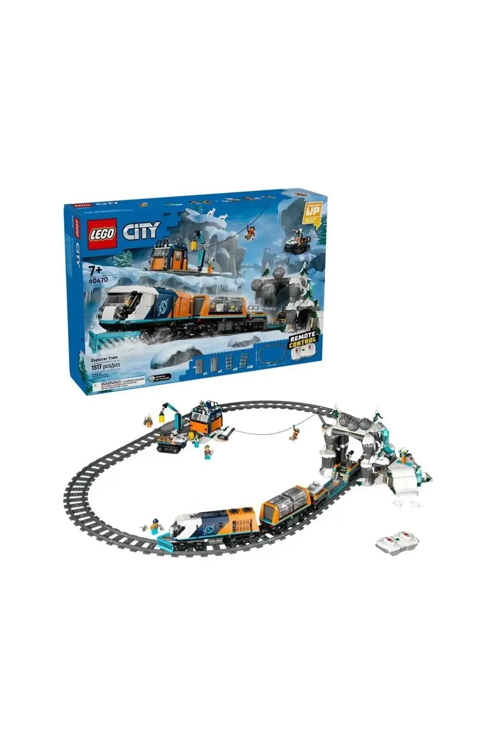 Art 60470 City Kaşif Treni 1517 Parça +7 Yaş Lab