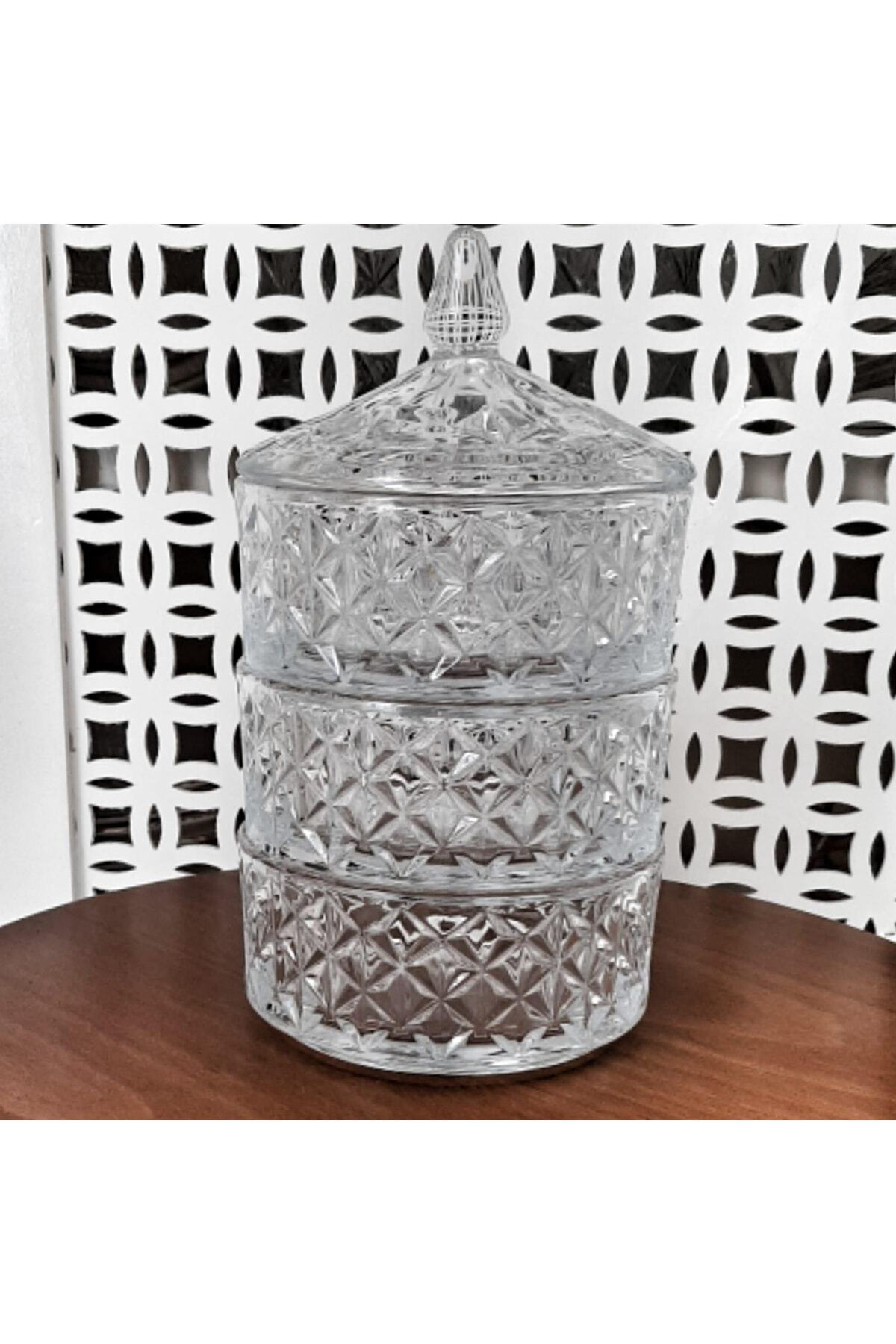 Art - Cam Kapaklı Şekerlik - Baharatlık - Kavanoz - Kurabiyelik -