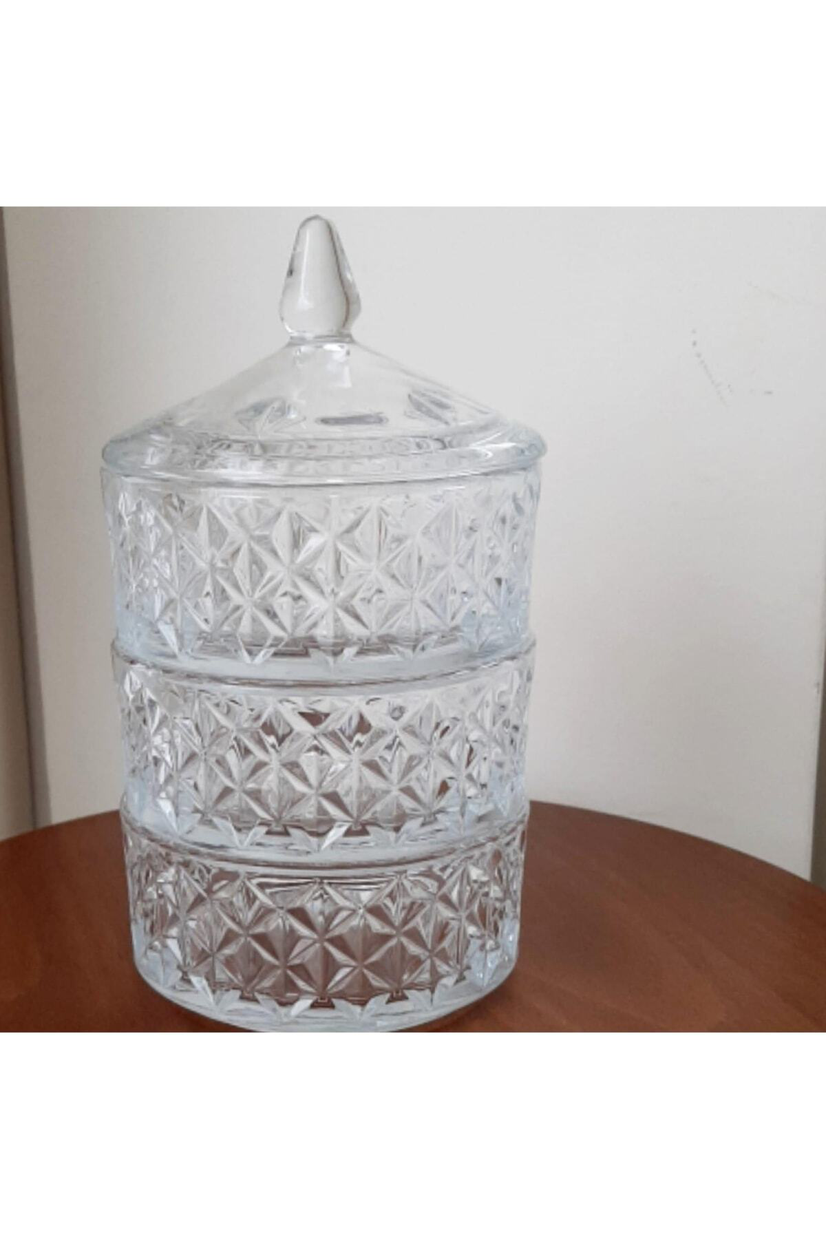 Art - Cam Kapaklı Şekerlik - Baharatlık - Kavanoz - Kurabiyelik -