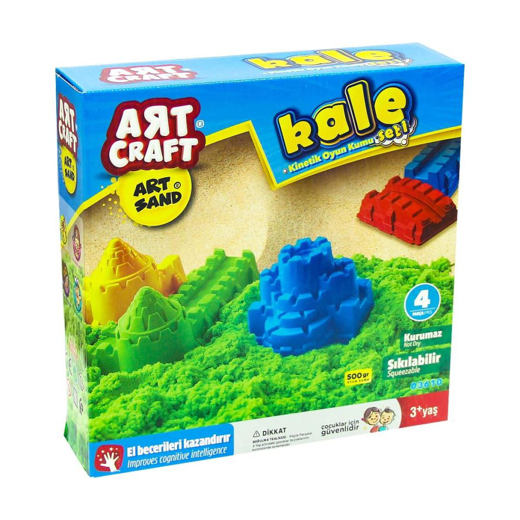 Art Craft Kale Kinetik Kum Seti 500gr Art Craft Kale Kinetik Kum Seti 500gr