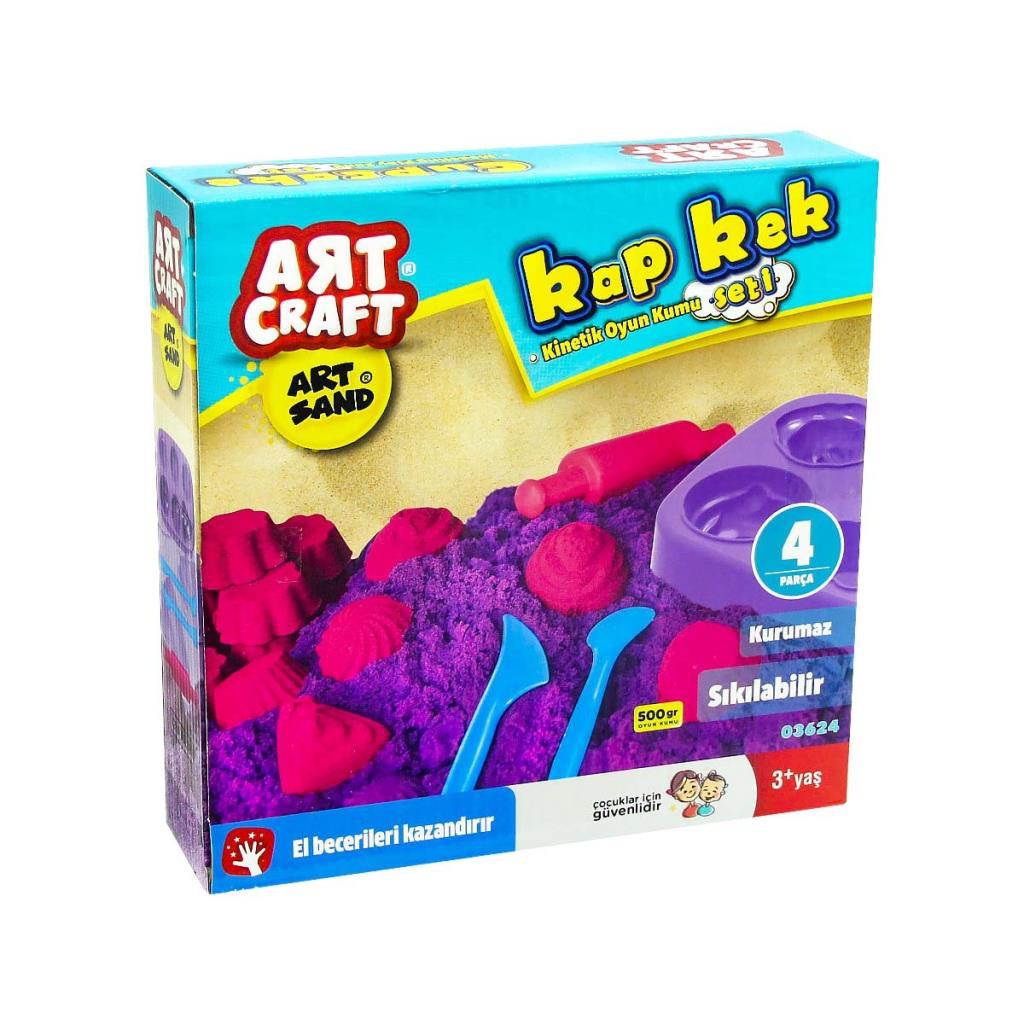 Art Craft Kap Kek Kinetik Kum Seti 500gr Art Craft Kap Kek Kinetik Kum Seti 500gr