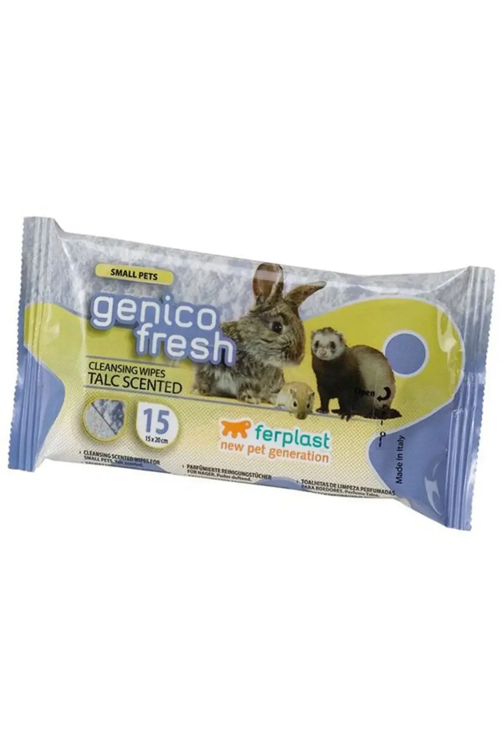 Art Ferplast Genico Fresh Kemirgen Temizlik Mendili 15 Adet 13X20