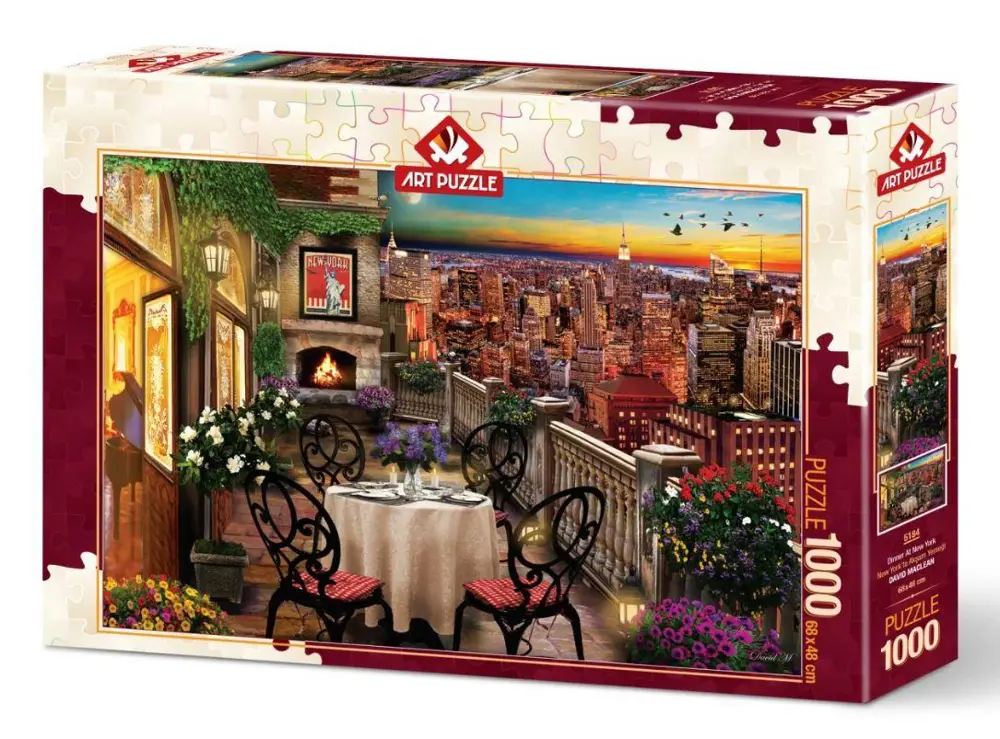 ART PUZZLE 1000P 5184 NEW YORK TA AKSAM YEMEGI