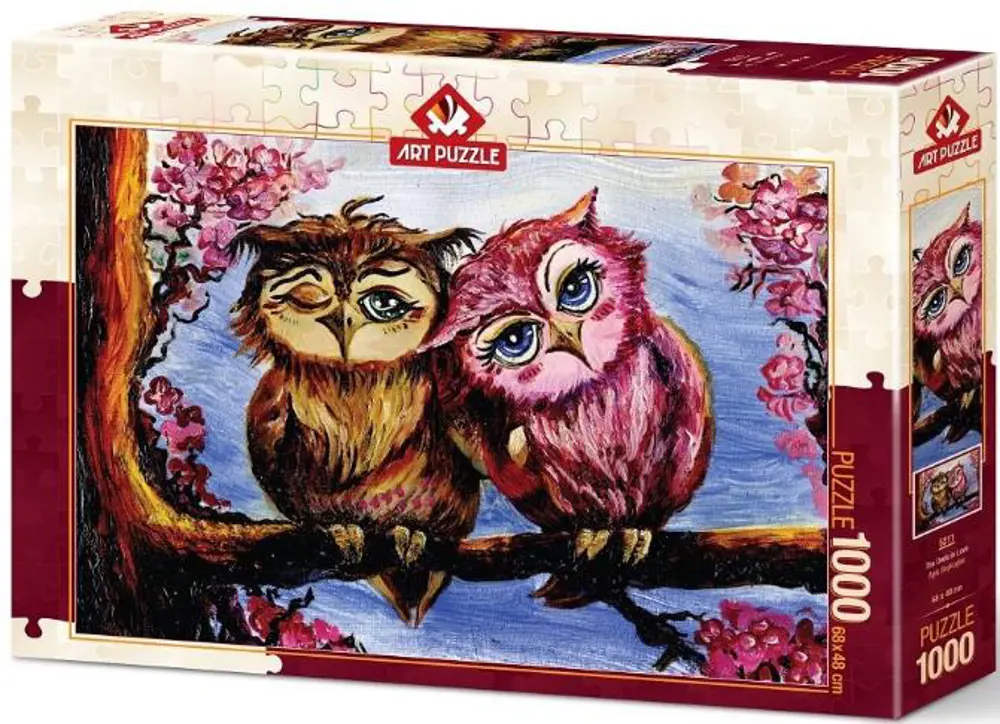 ART PUZZLE 1000P 5211 ASIK BAYKUSLAR