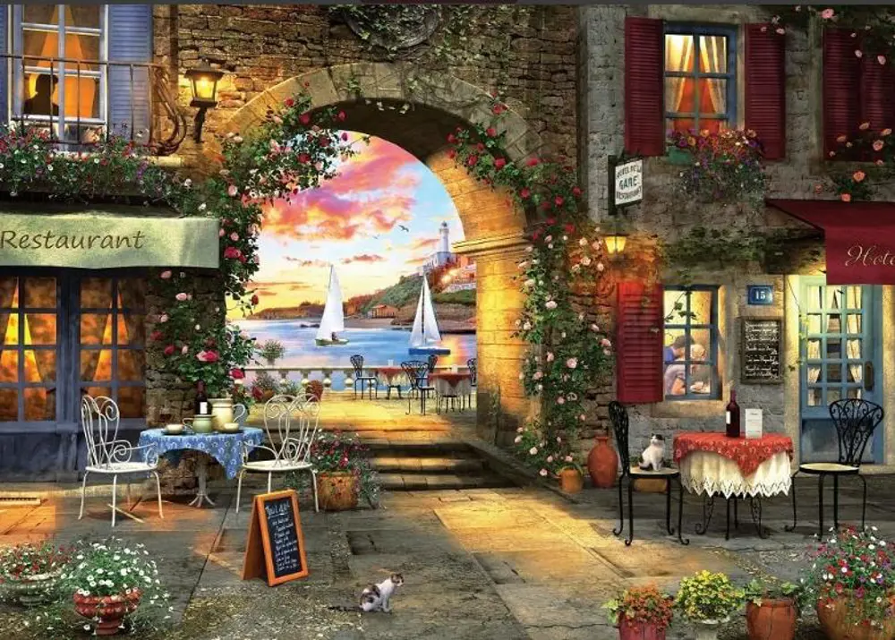 ART PUZZLE 1000P 5220 SAHIL RESTAURANT