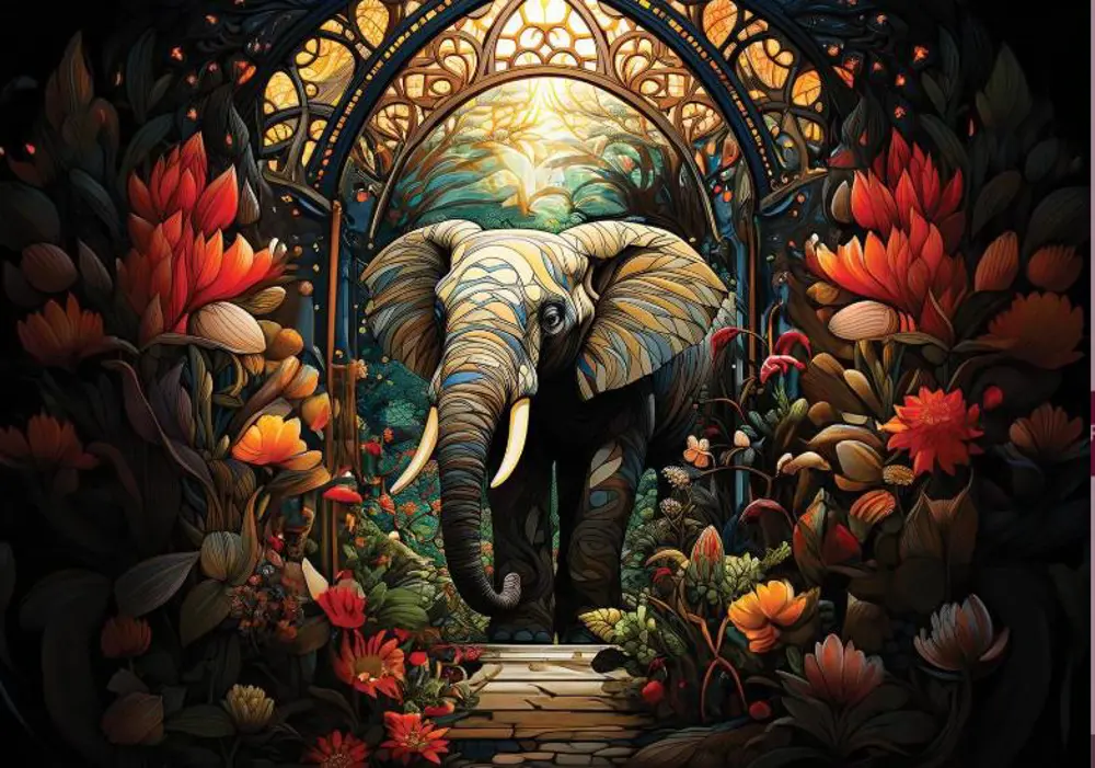 ART PUZZLE 1000P 5254 CICEKLERIN KORUYUCUSU