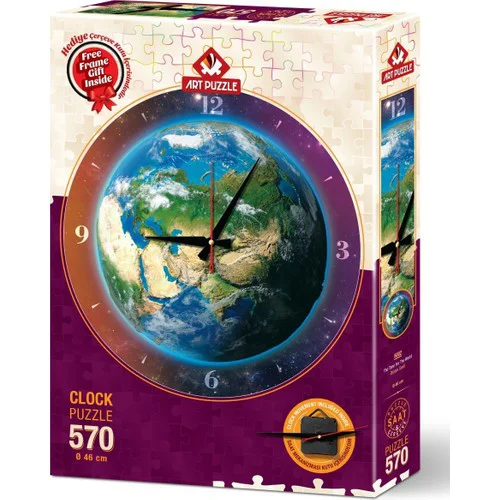 Art Puzzle 570 Parça Dünya Saati 5002 Art Puzzle 570 Parça Dünya Saati 5002
