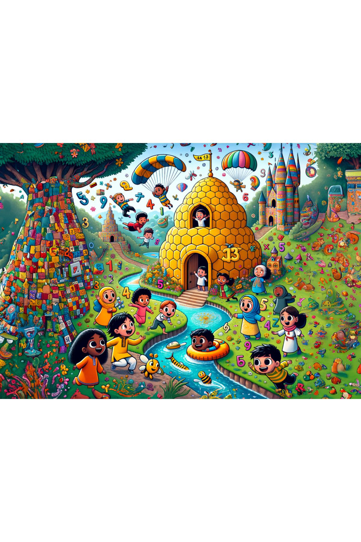 35317 SAYILAR ÜLKESİ 50 PARÇA PUZZLE