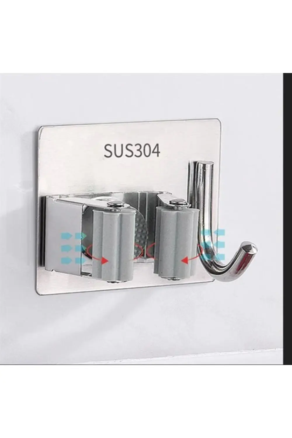 Art Sn-26354 Kancalı Duvara Monte Süpürgee-Paspas Tutucu Lab