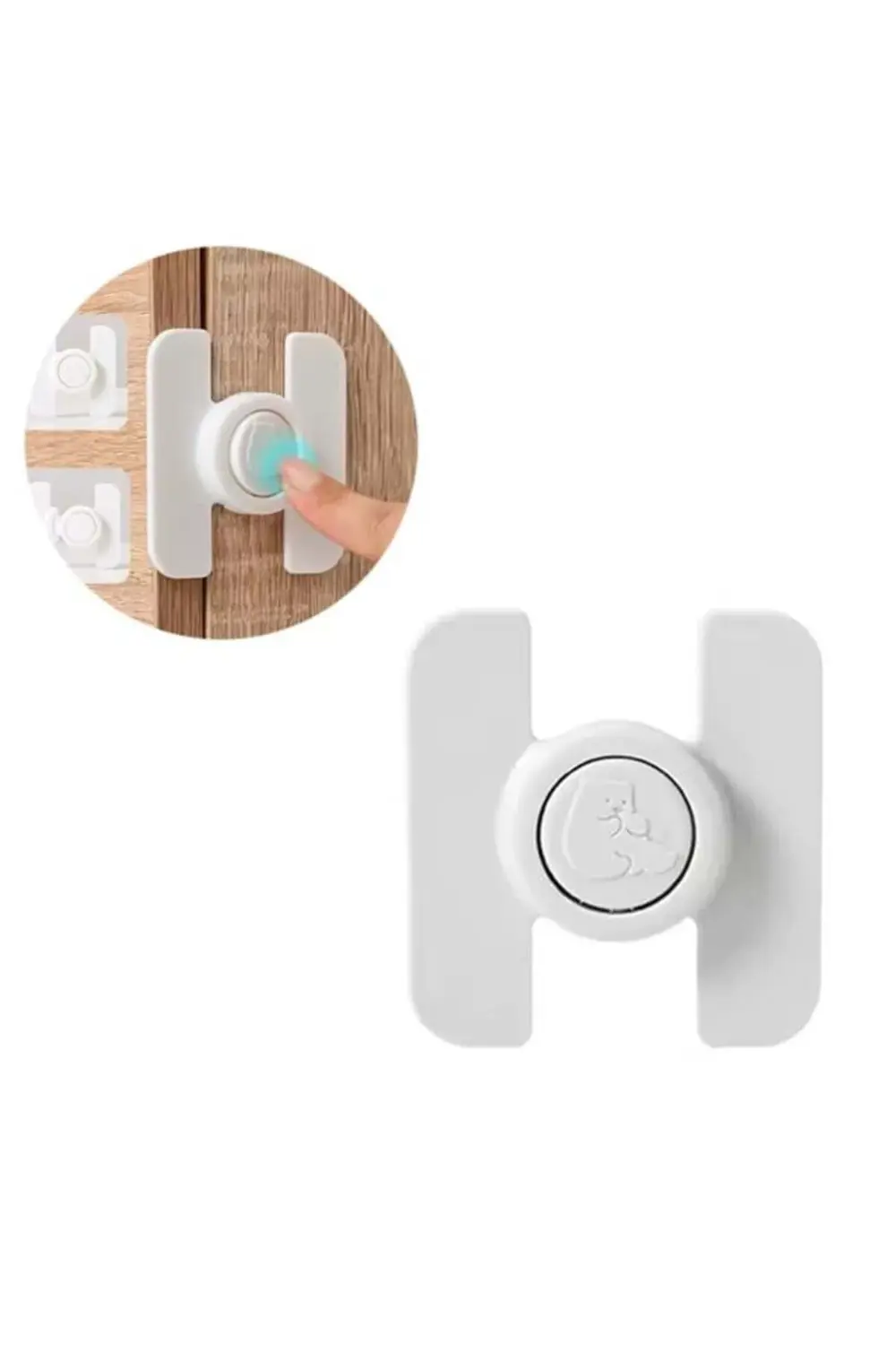 Art Sn-28751 Düğmeli Tip Dolap Ve Çekmece Çocuk Güvenlik Kilidi L