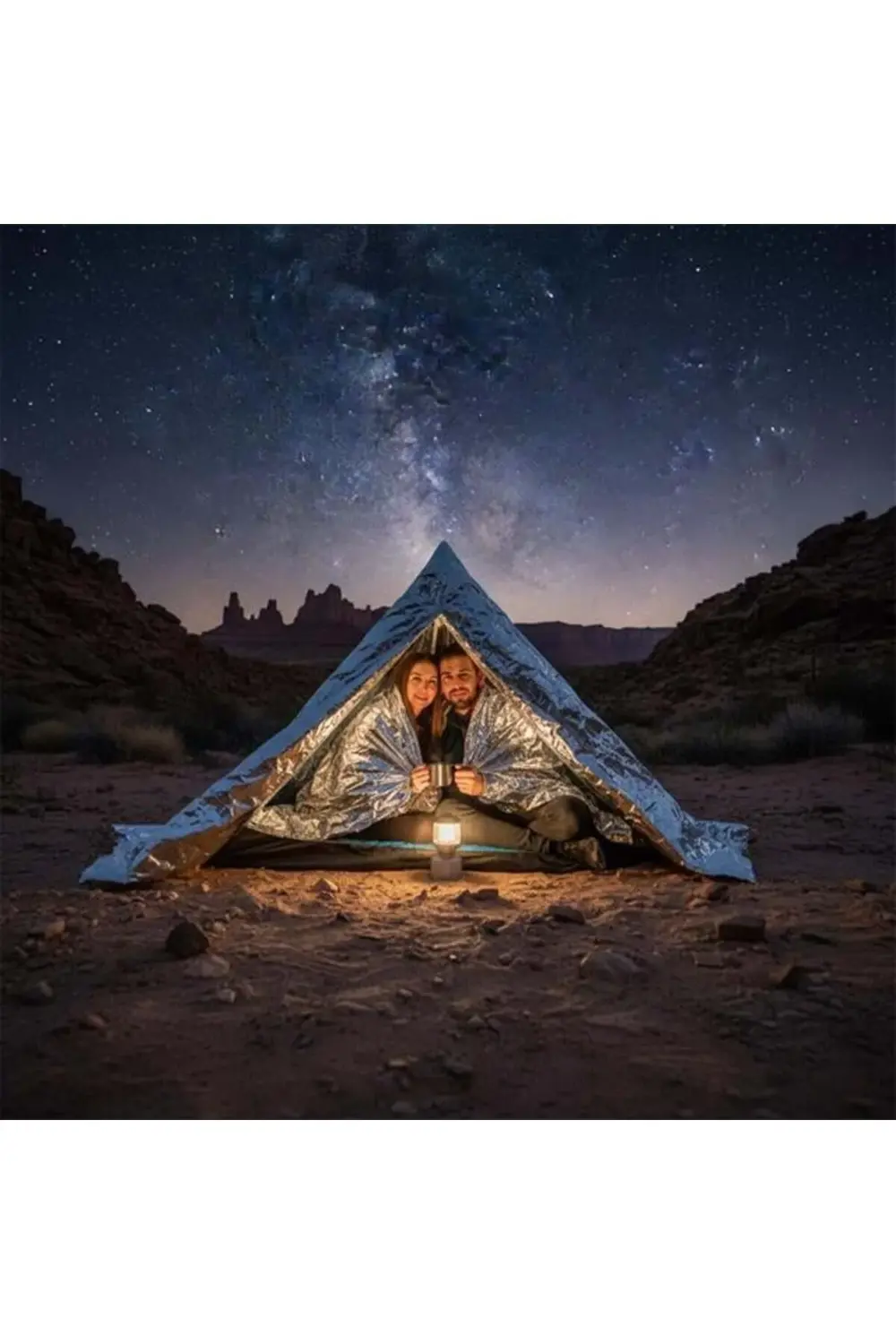 Art Sn-29181 Soğuk Sıcak Tutan Çift Taraflı Acil Durum Battaniyes