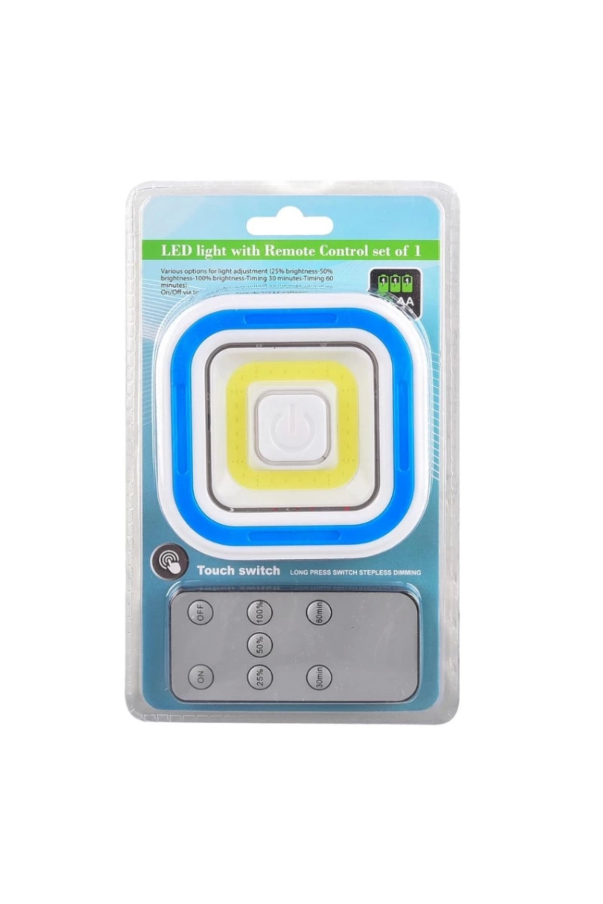 Art002 K01 Pm-6937 Cob Ledli Pilli Uzaktan Kumandalı Tekli Lamba 