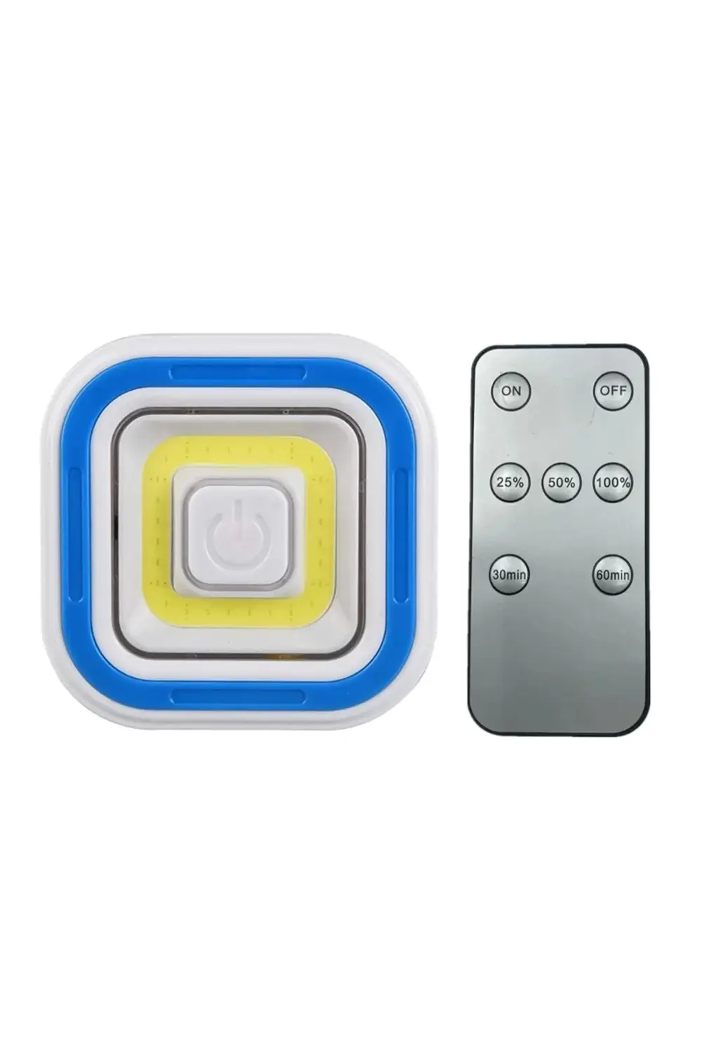 Art002 K01 Pm-6937 Cob Ledli Pilli Uzaktan Kumandalı Tekli Lamba