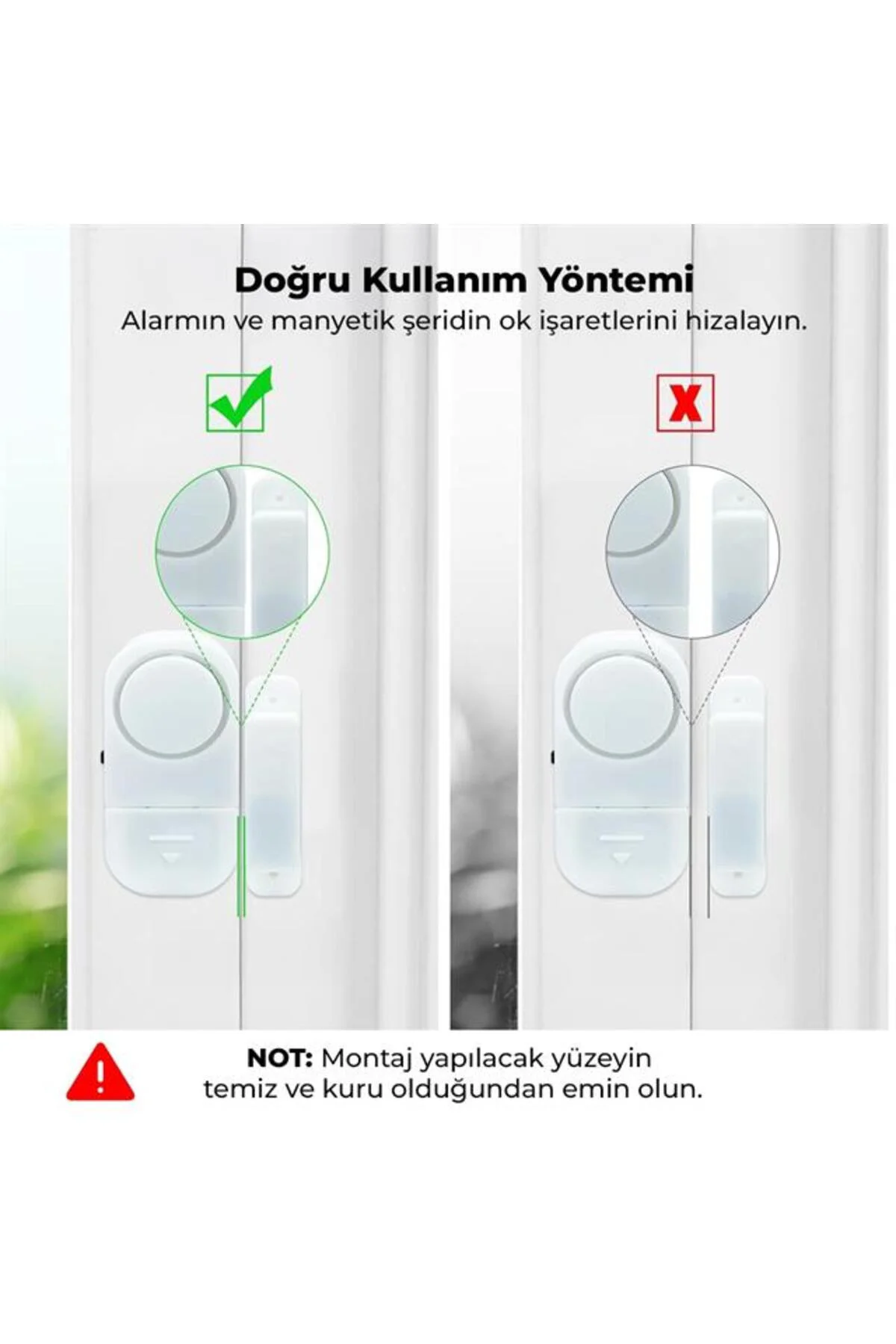 Art002 K01 Powermaster Pm-17795 Mini Manyetik Pencere Ve Kapı Güvenlik Alarmı Bernami Yeni
