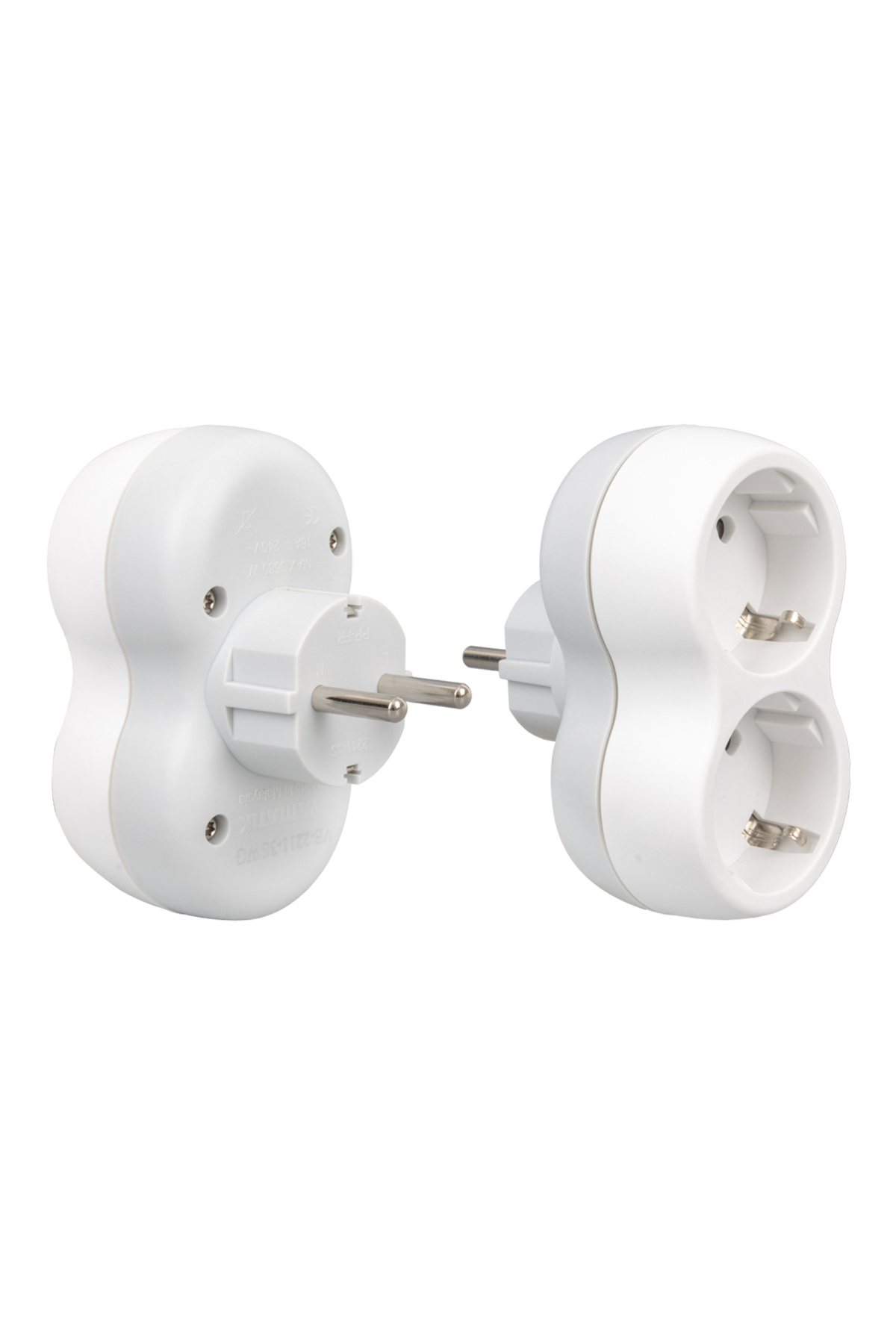 Art002 K01 Vea Ve- 2211-3Swg A Class 2Li Dikey Çoklu Priz (Made I