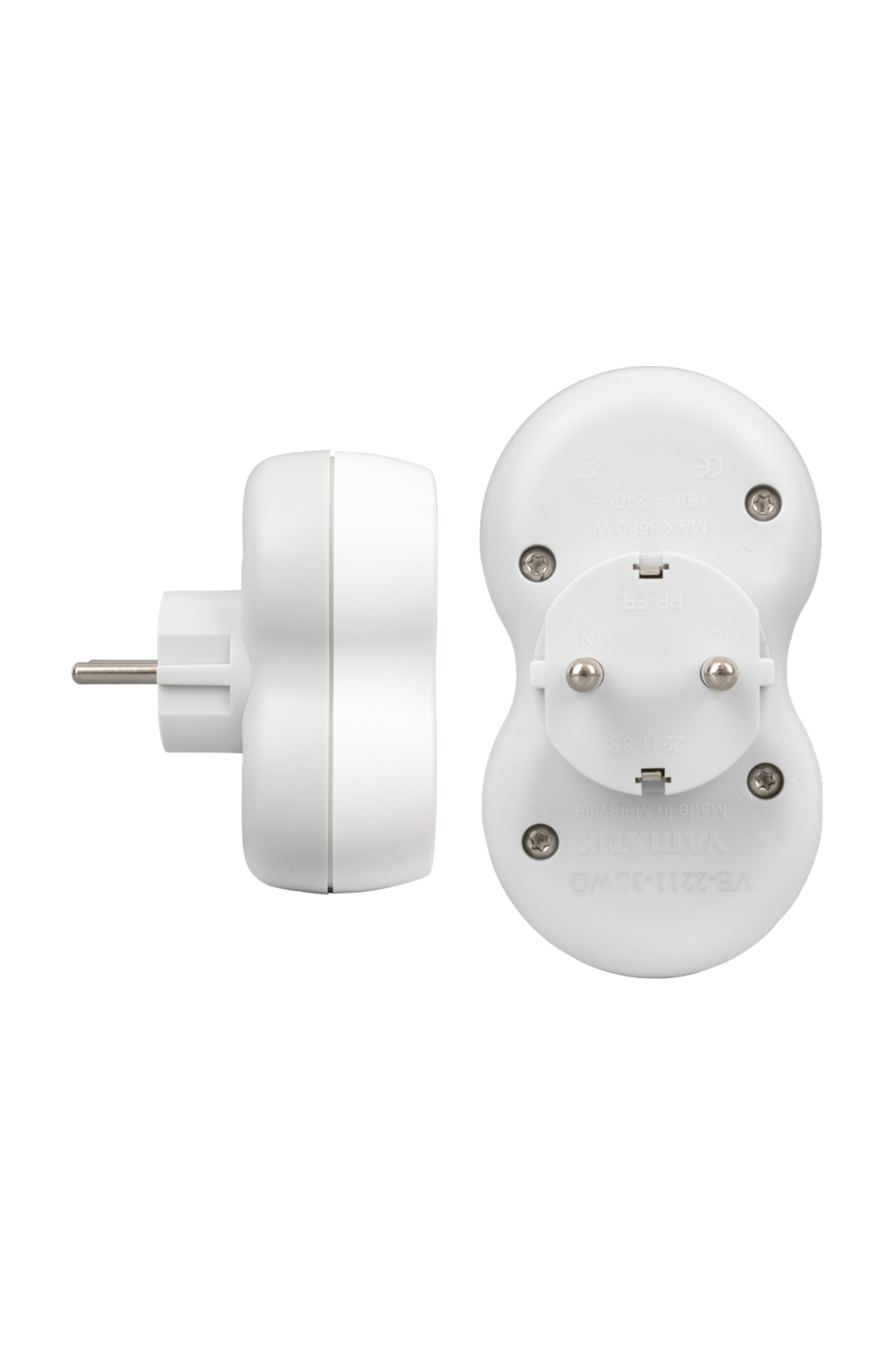 Art002 K01 Vea Ve- 2211-3Swg A Class 2Li Dikey Çoklu Priz (Made I