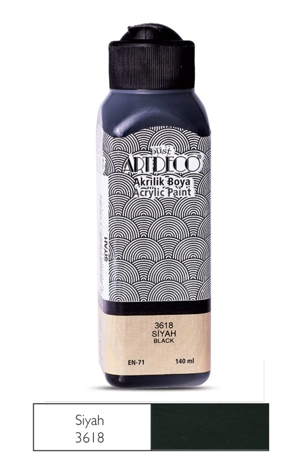 ARTDECO AKRİLİK BOYA 140 ML SİYAH