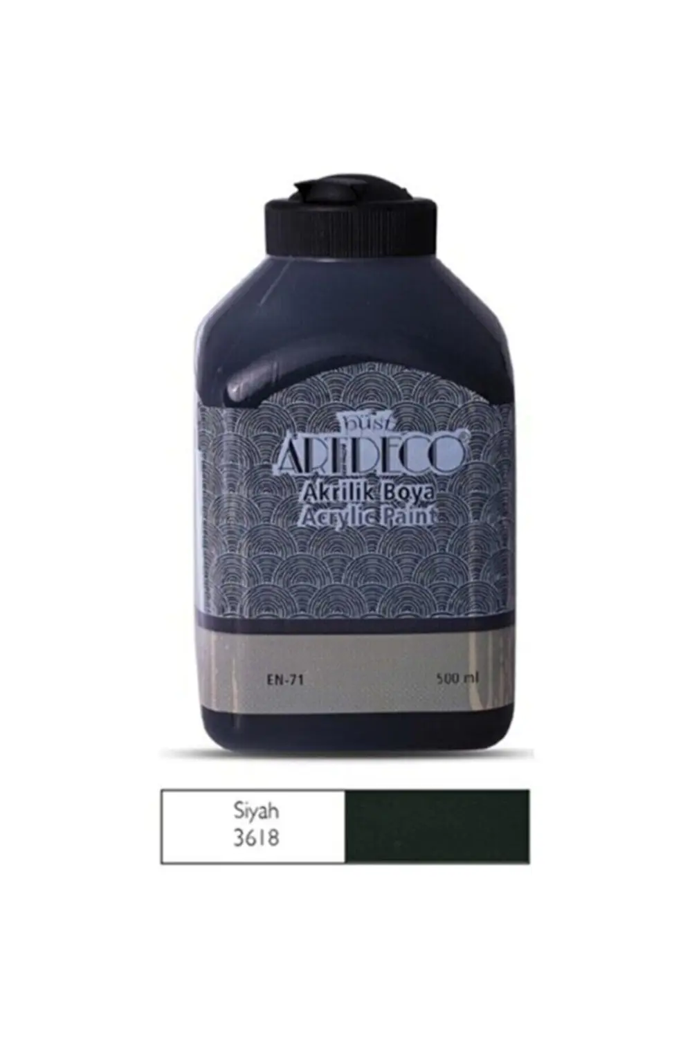 Artdeco Akrilik Boya 500 ml Siyah