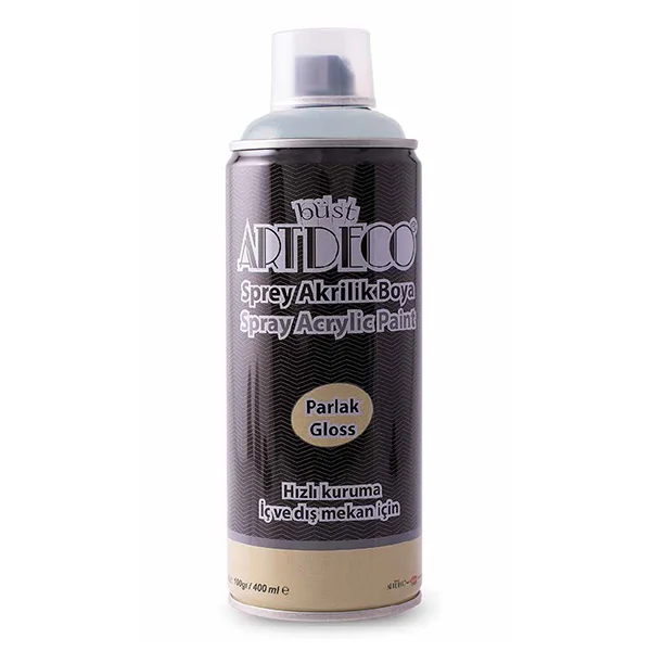 Artdeco Akrilik Sprey Boya 400 ML Açık Gri Y-400-730 Artdeco Akrilik Sprey Boya 400 ML Açık Gri Y-400-730