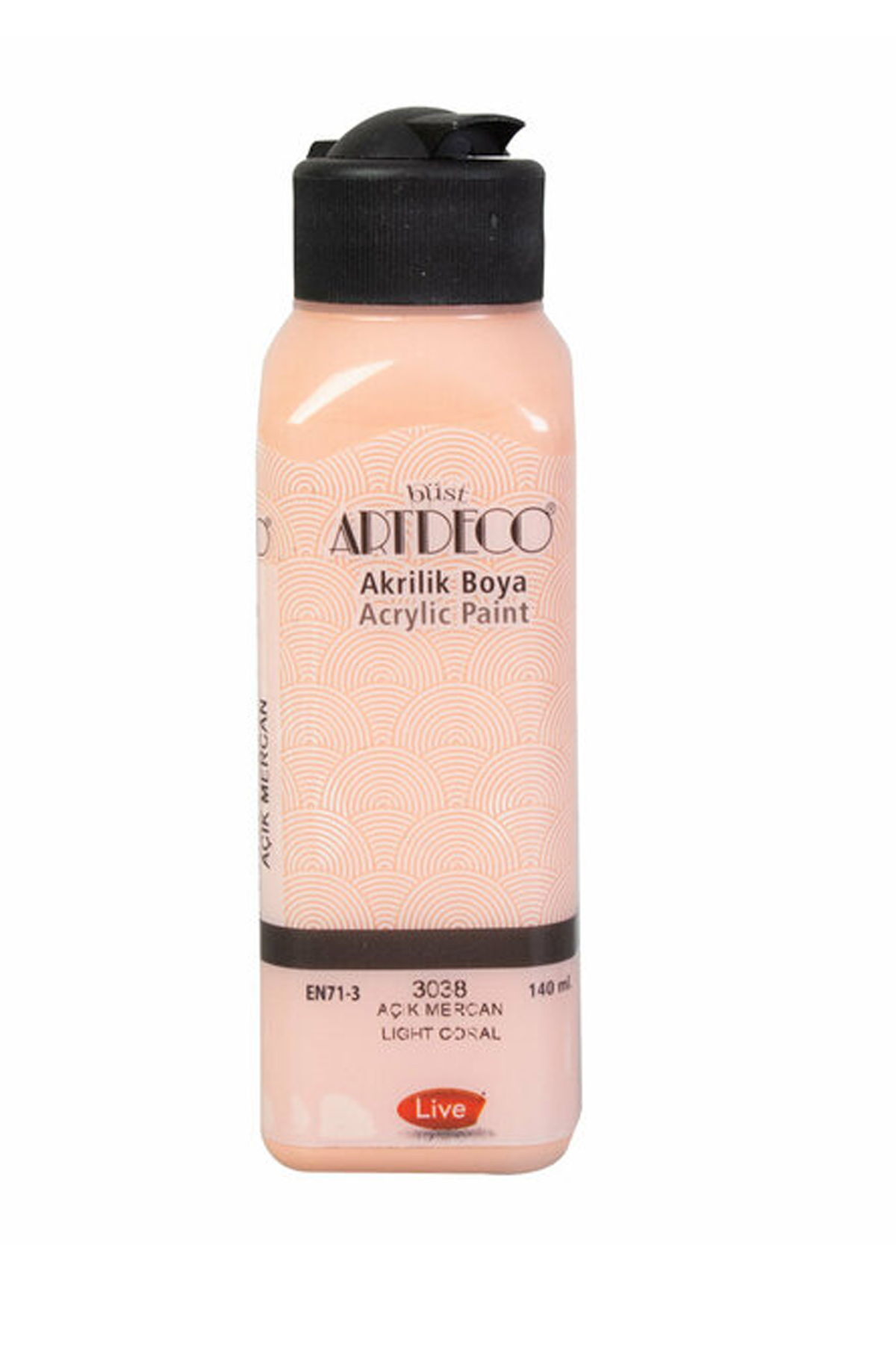 Just Cheap Store Artdeco Akrilik Boya 140Ml Açik Mercan