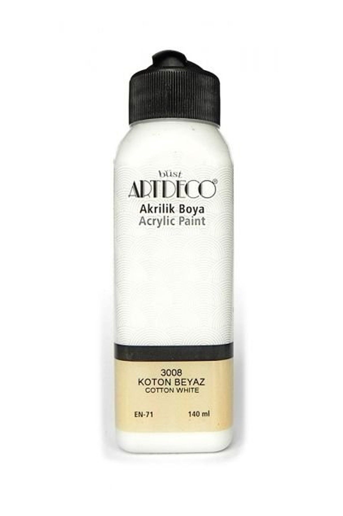 Just Cheap Store Artdeco Akrilik Boya 3008 Koton Beyaz 140 Ml