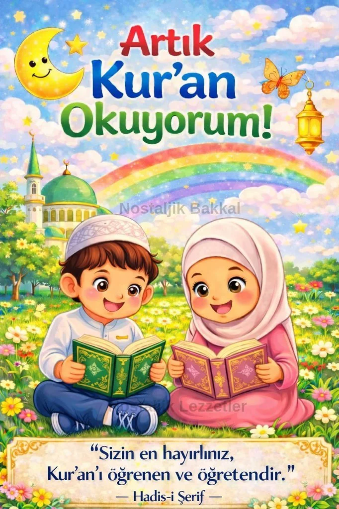 Artık Kur'an Okuyorum Hediyesi 20 Set Kur'an Kursu-Hatim Töreni H