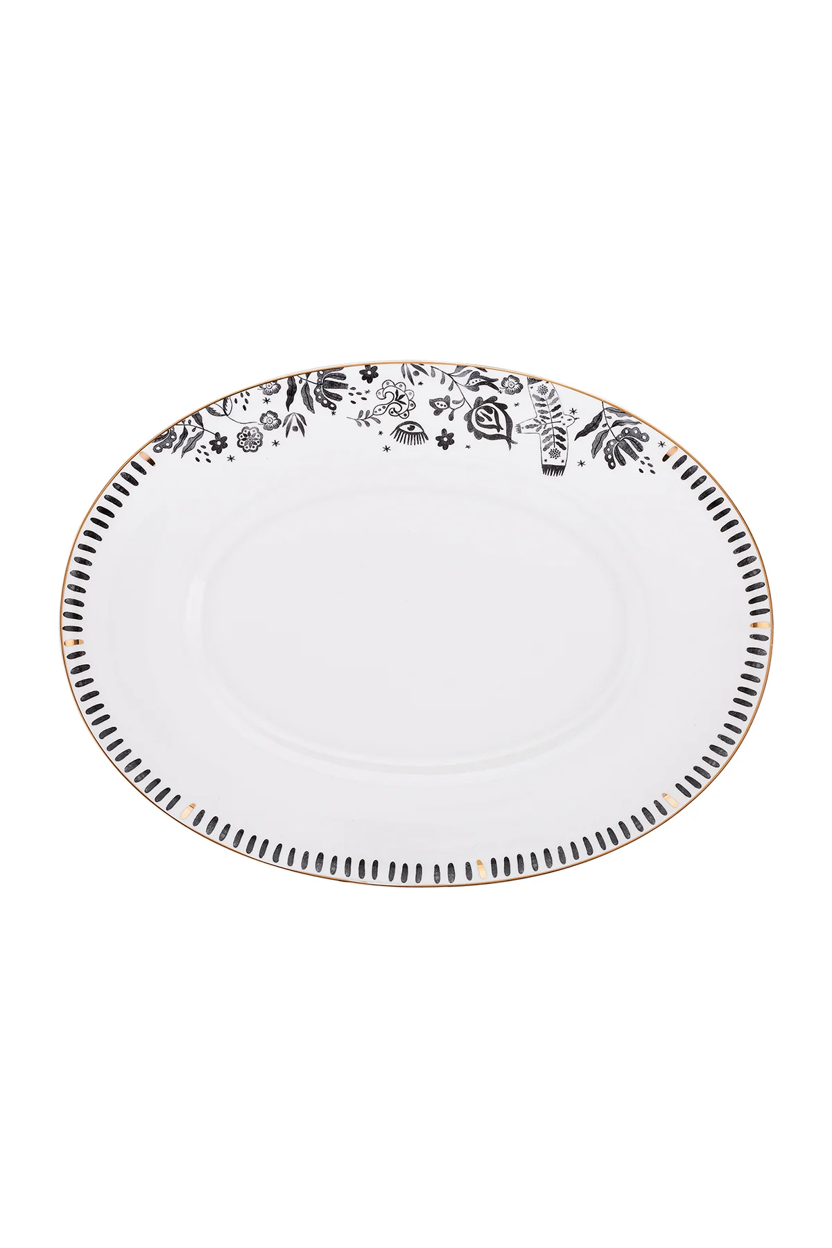 Artisan Fine Bone Kayık Tabak 33 cm