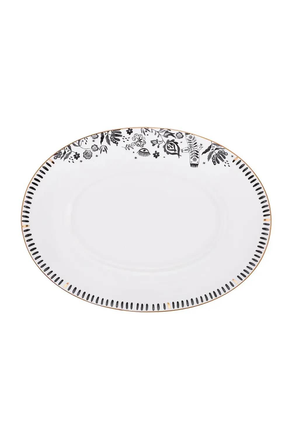 Artisan Fine Bone Kayık Tabak 33 cm