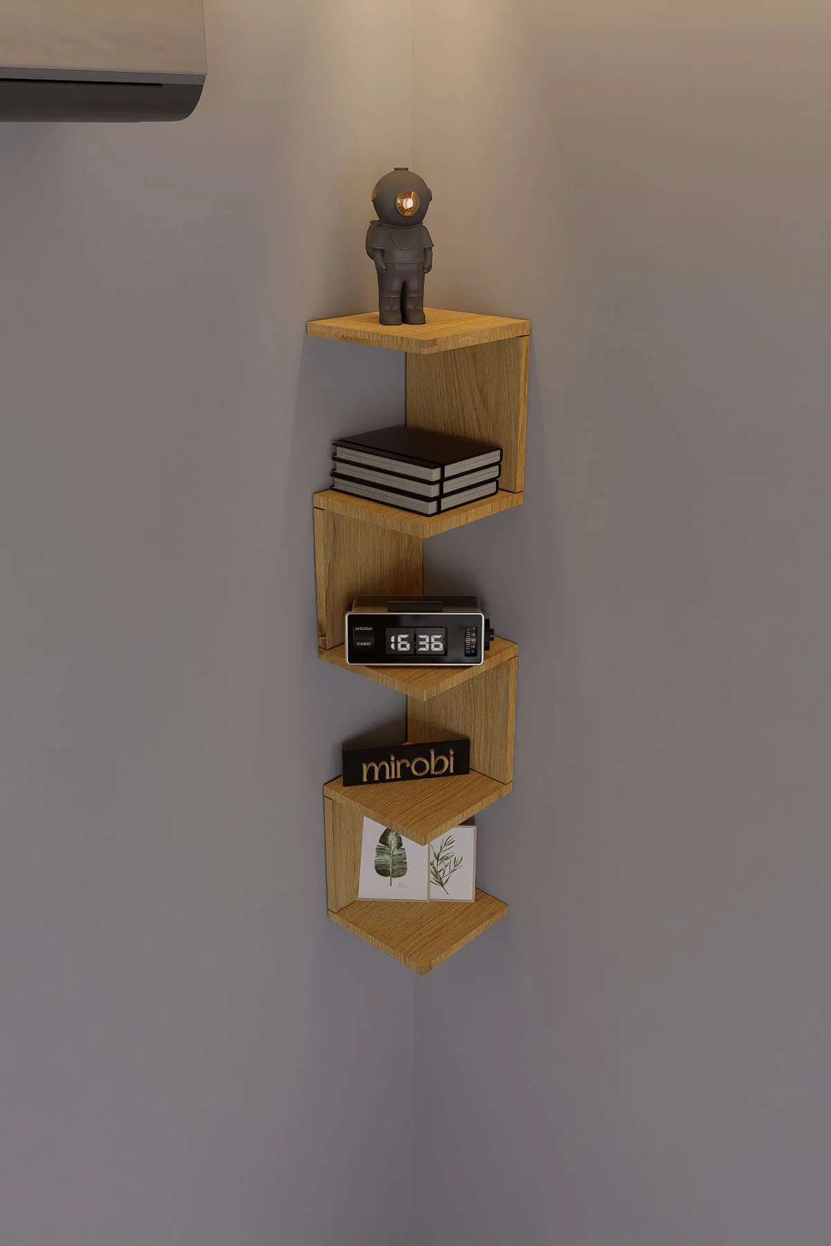 Artix Zigzag Duvar Rafı Rivoli