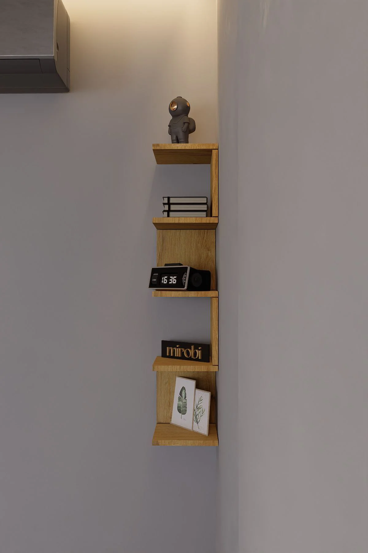 Artix Zigzag Duvar Rafı Rivoli