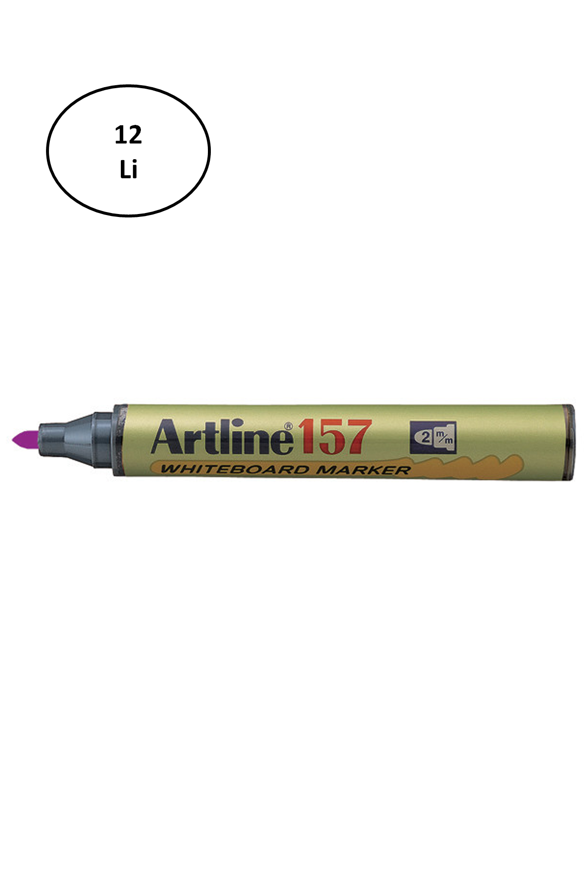 Just Cheap Store Artline 157 Tahta Kalemi Mor 12'Li
