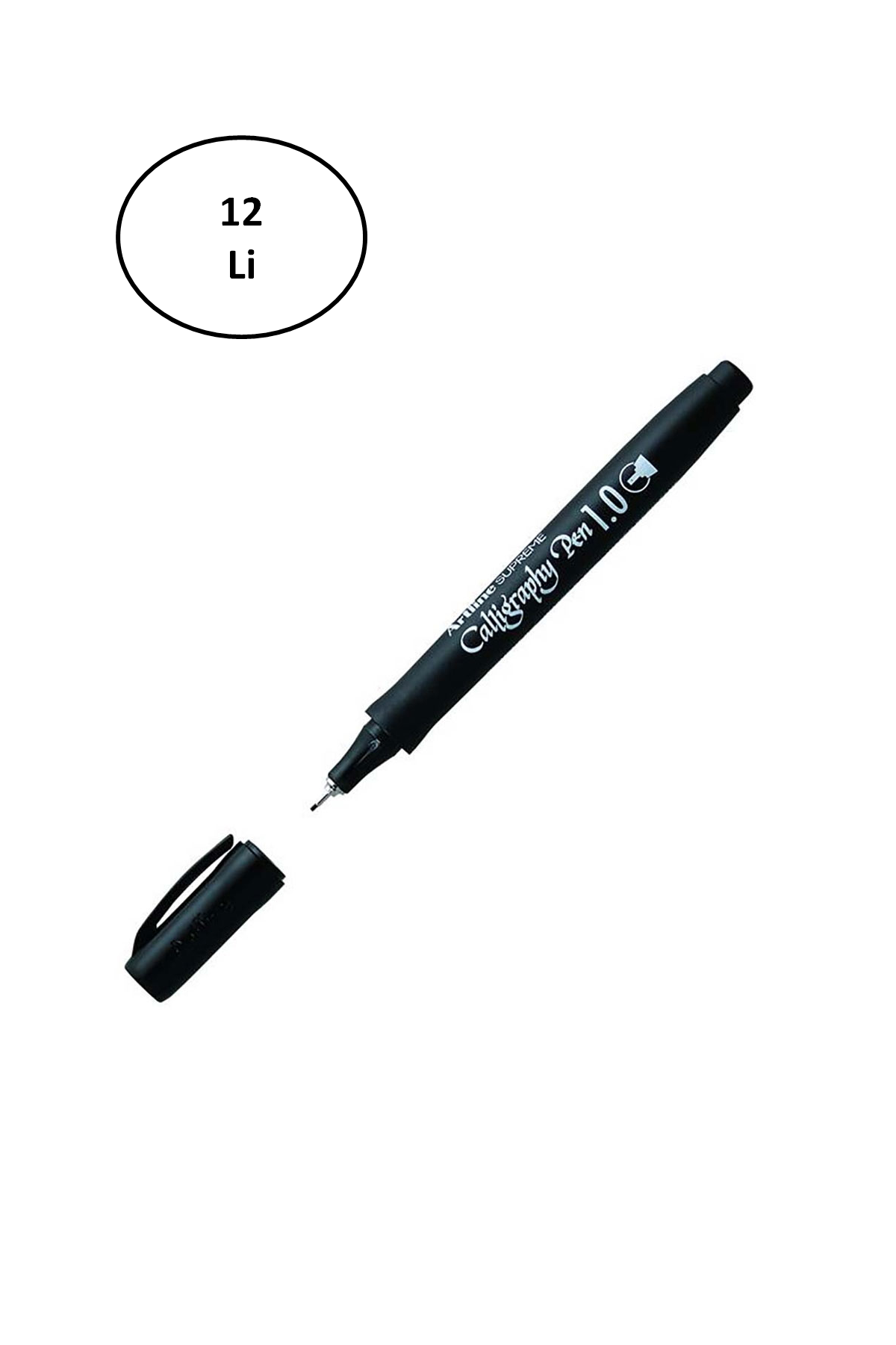 Artline Supreme Calligraphy Pen 1.0 Kaligrafi Kalemi Siyah 12'li Artline Supreme Calligraphy Pen 1.0 Kaligrafi Kalemi Siyah 12'li