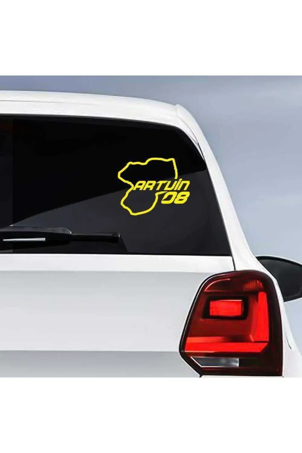 Artvin Ili 08 Plaka Kodu Memleket, Yarış Pisti Sticker - Oto Arab