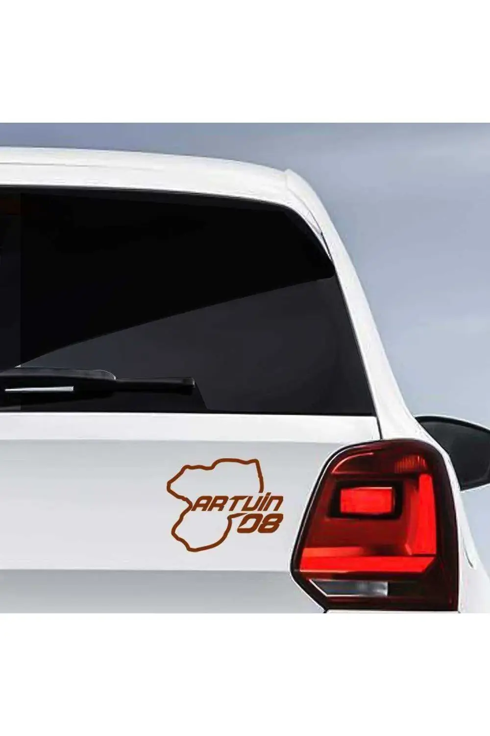 Artvin Ili 08 Plaka Kodu Memleket, Yarış Pisti Sticker - Oto Arab