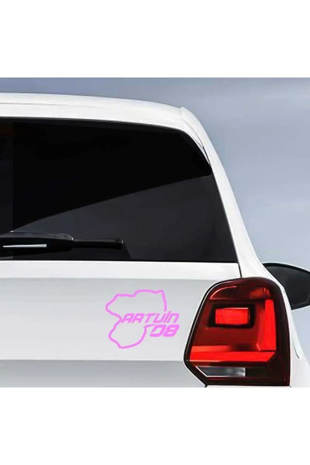 Artvin Ili 08 Plaka Kodu Memleket, Yarış Pisti Sticker - Oto Arab