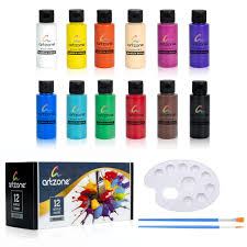 Artzone Akrilik Boya Seti 12 Renk x 60ml.