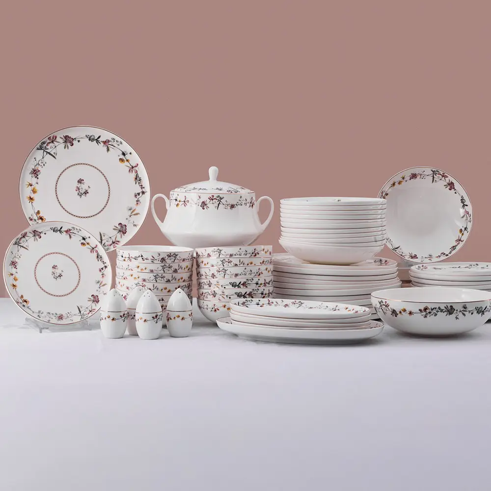 Aryıldız Alesta 60 Parça 12 Kişilik Porselen Yemek Takımı Ar25935