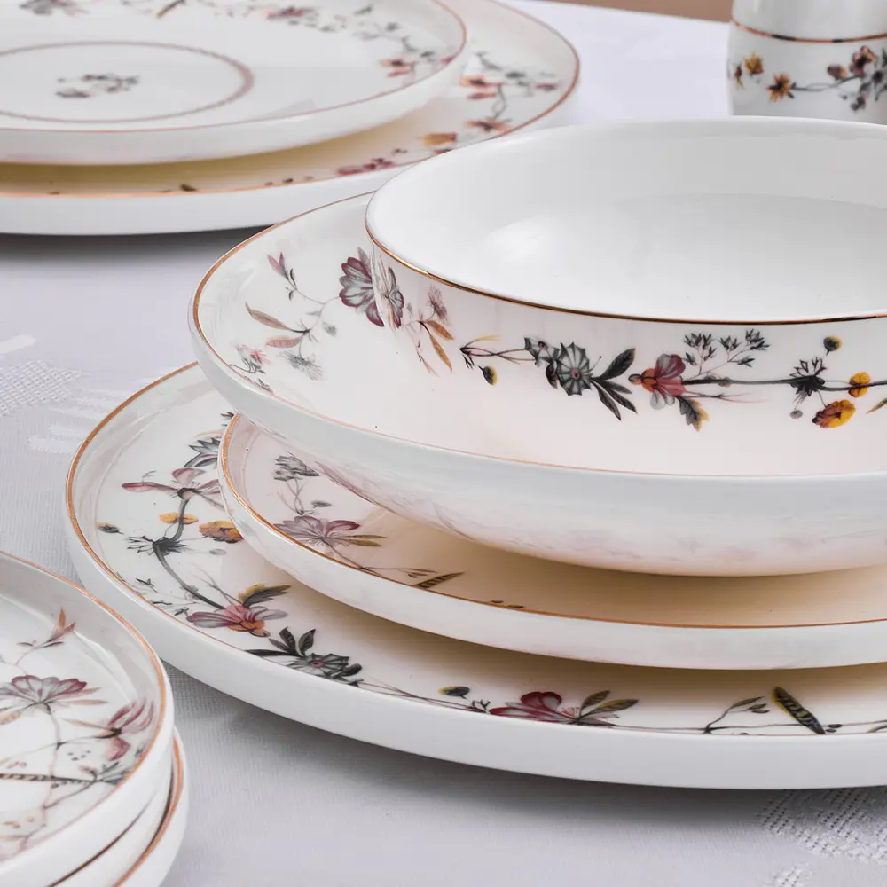 Aryıldız Alesta 60 Parça 12 Kişilik Porselen Yemek Takımı Ar25935