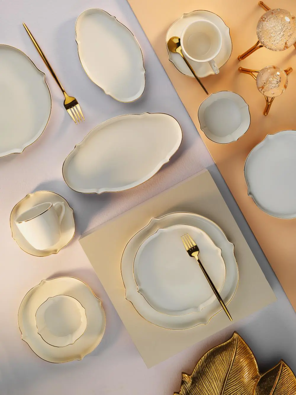 Aryıldız Ar249055 Sc Lavinia Gold Porselen Kahvaltı Takımı 32 Par