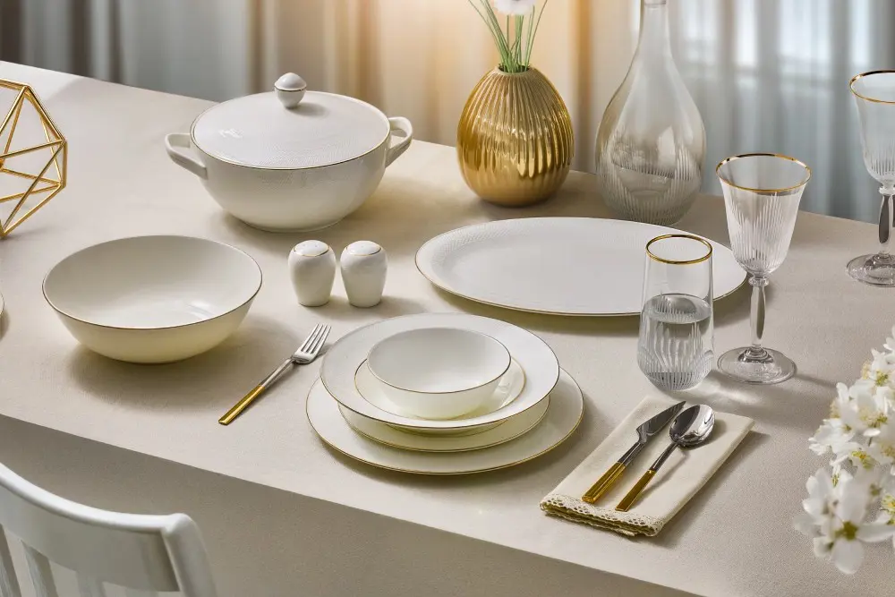 Aryıldız Ardini 60 Parça Porselen Yemek Takımı Ar262375