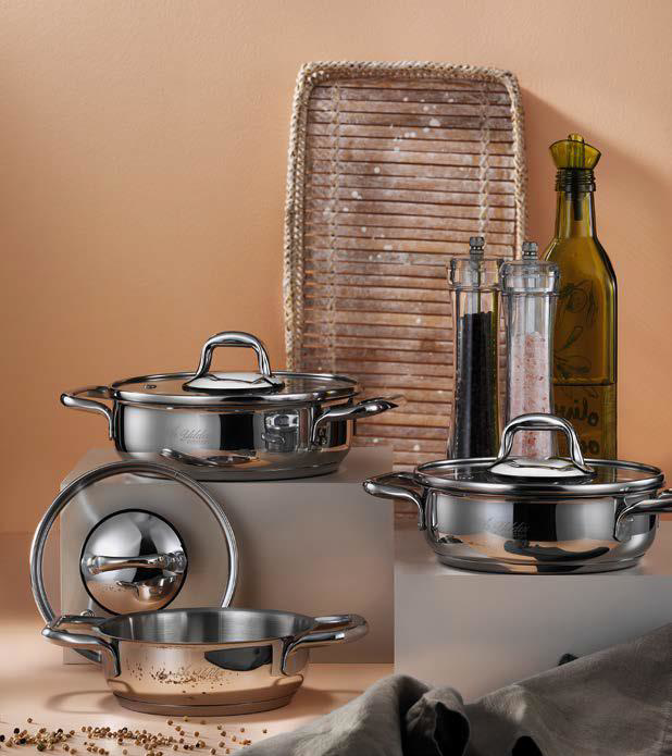 Aryildiz  Aria 6 Parça Çelik Sahan Set 14-16-18 Cm Ar256855 