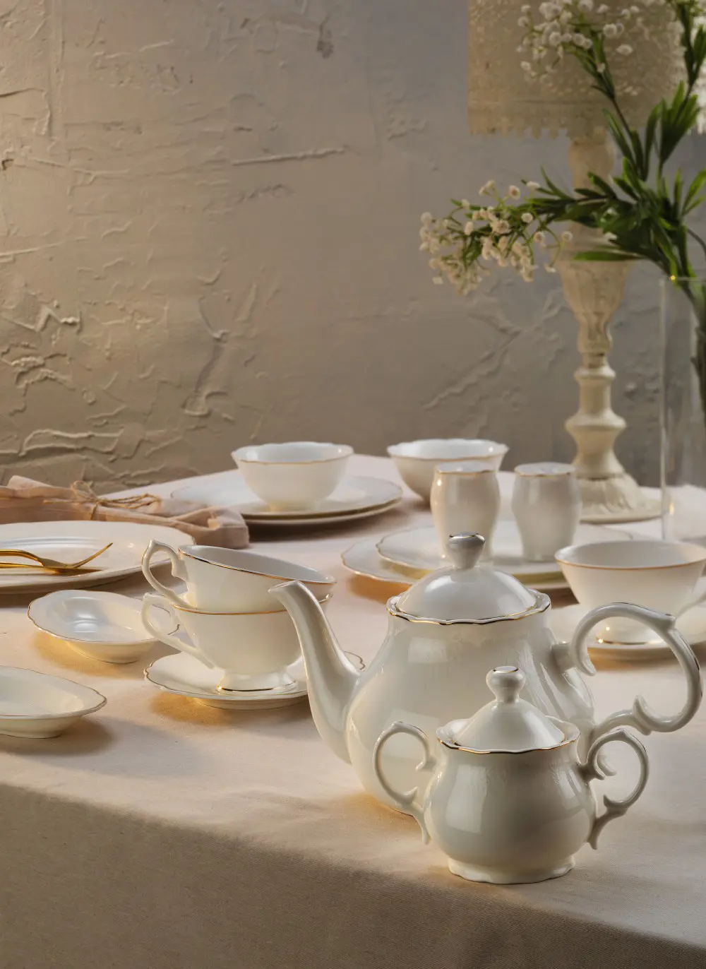 Aryıldız Asmara 36 Parça Porselen Kahvaltı Takımı Ar251010