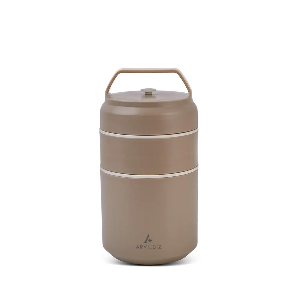 Aryıldız Bento Lunch Box Yemek Termosu Katlı Haki 620 Ml Ar262252 Aryıldız Bento Lunch Box Yemek Termosu Katlı Haki 620 Ml Ar262252