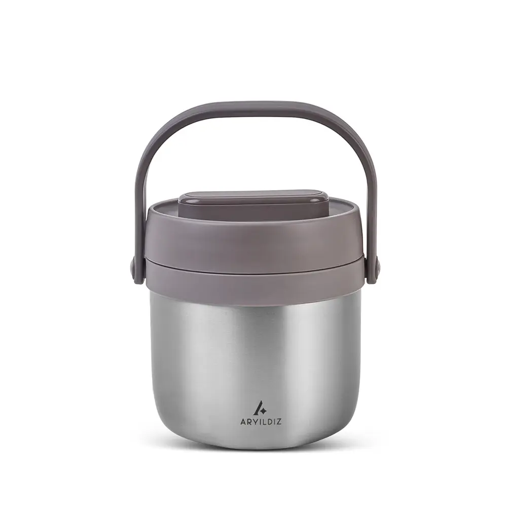 Aryıldız Bento Lunch Box Yemek Termosu Yuvarlak Steel 1400 Ml Ar2 Aryıldız Bento Lunch Box Yemek Termosu Yuvarlak Steel 1400 Ml Ar2