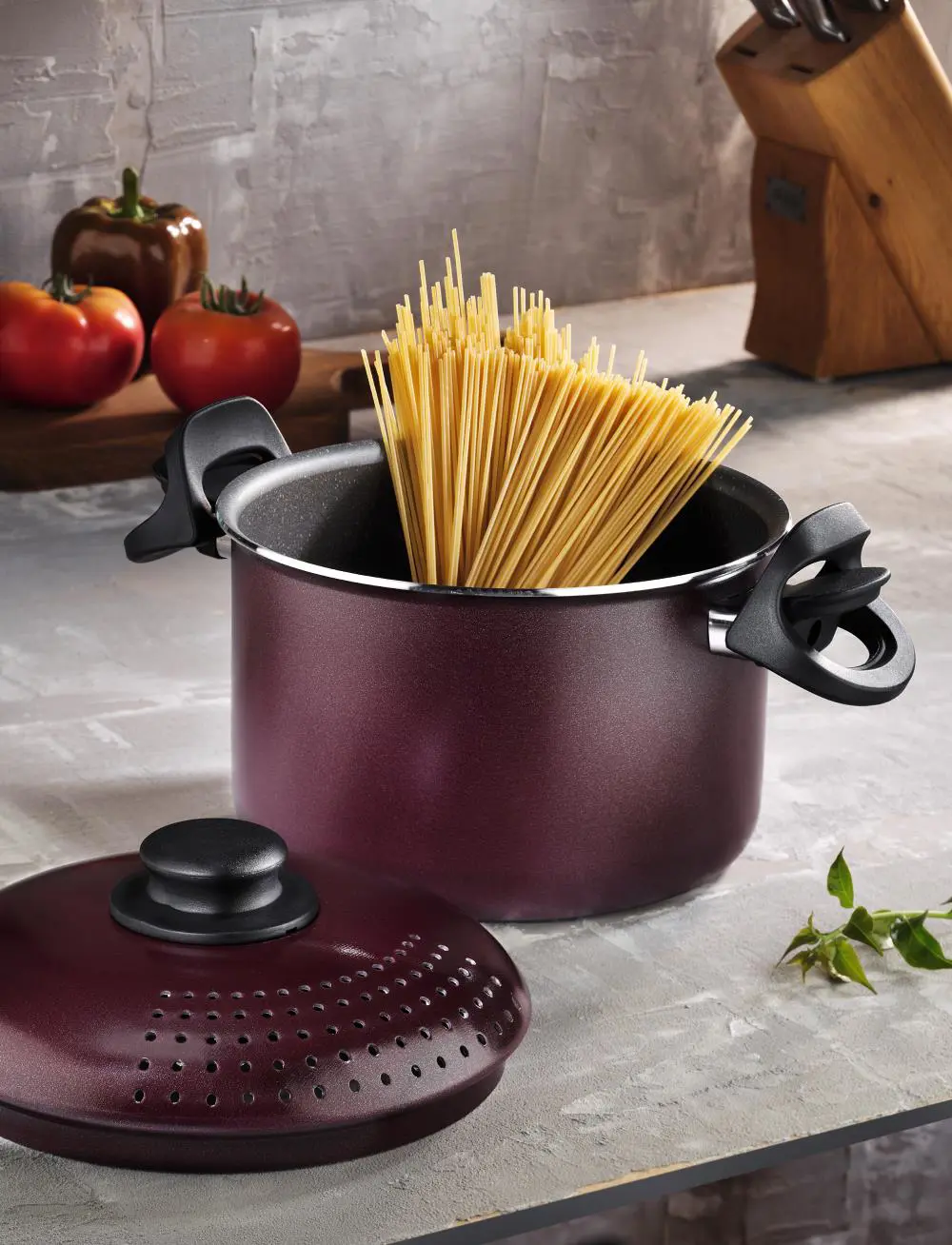 Aryıldız Bronx Mor Makarna Tenceresi 20 Cm