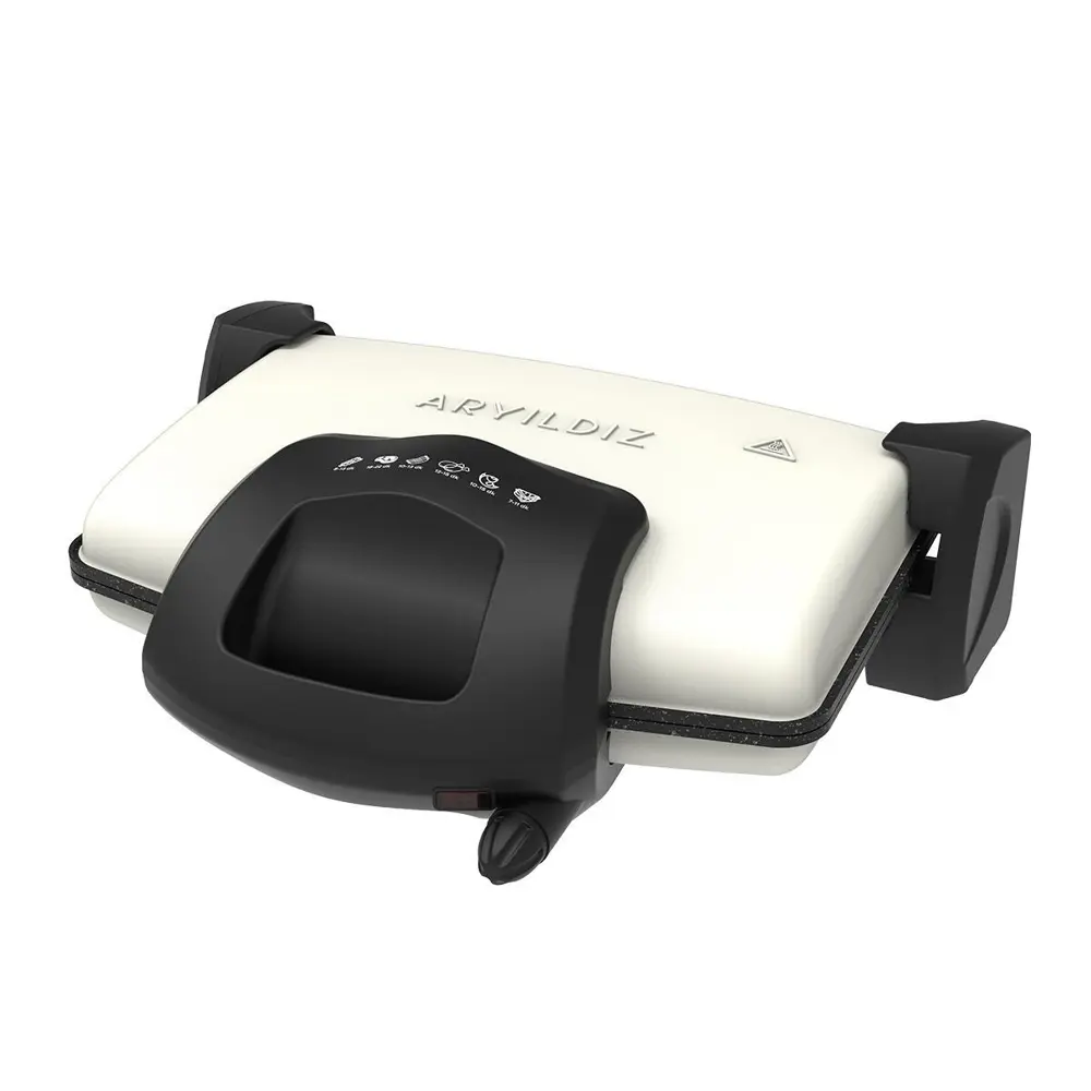 Aryıldız Contact Grill Tost Makinesi Krem Ar256732