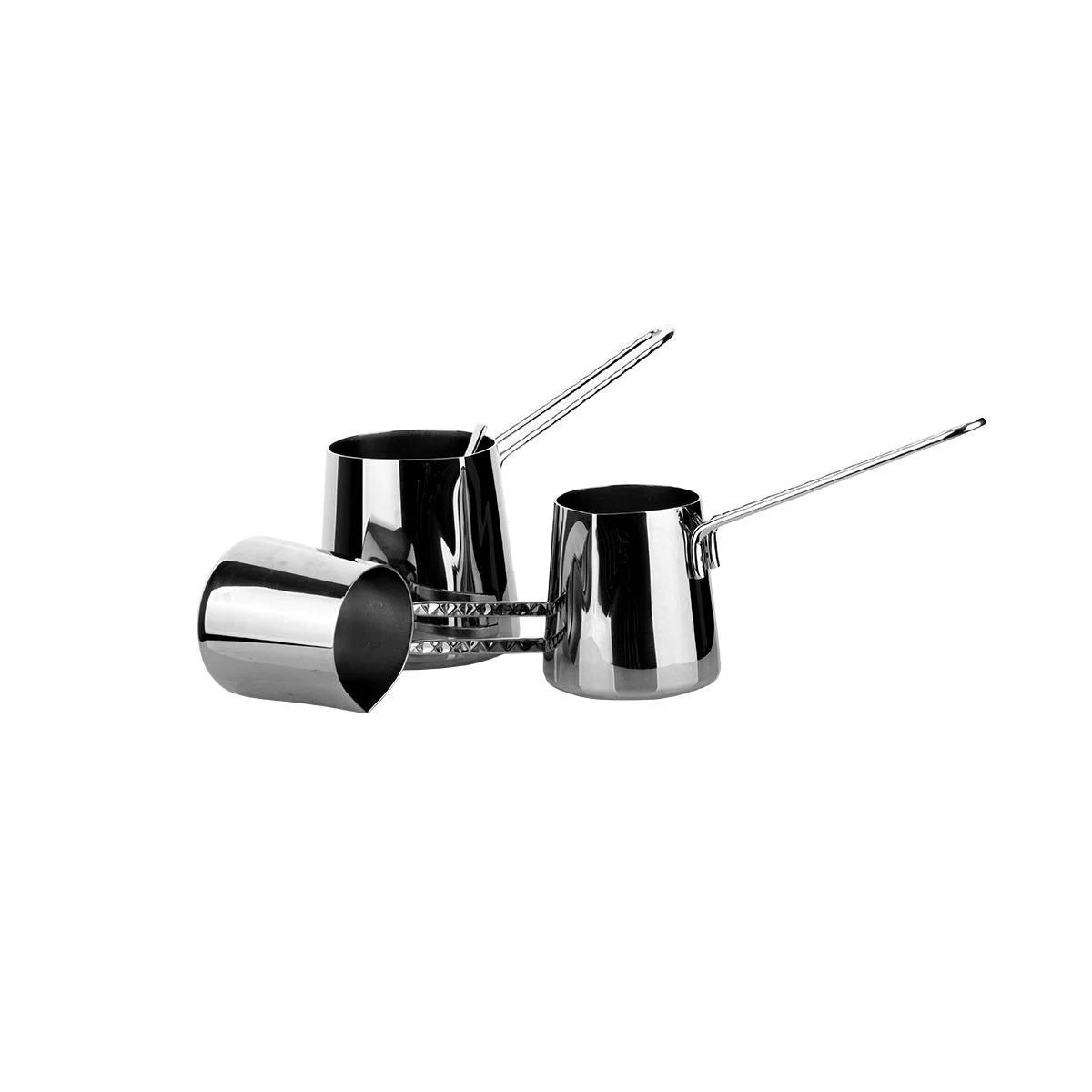 Aryildiz  Crystal 3 Parça Çelik Cezve Takimi Ar223216 
